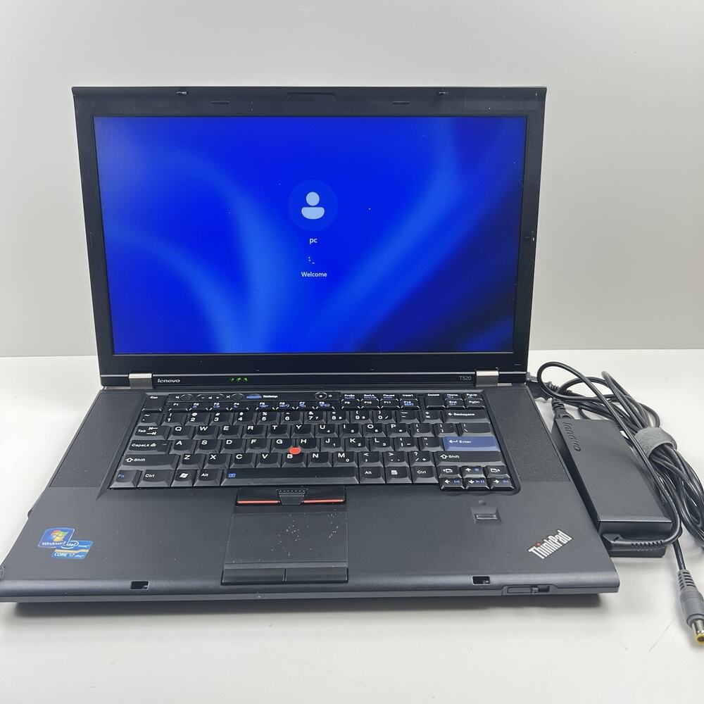 Lenovo ThinkPad T520 Intel i7-2640M 8GB 320GB HDD Win 11 w/ Charger|ELP69, READ